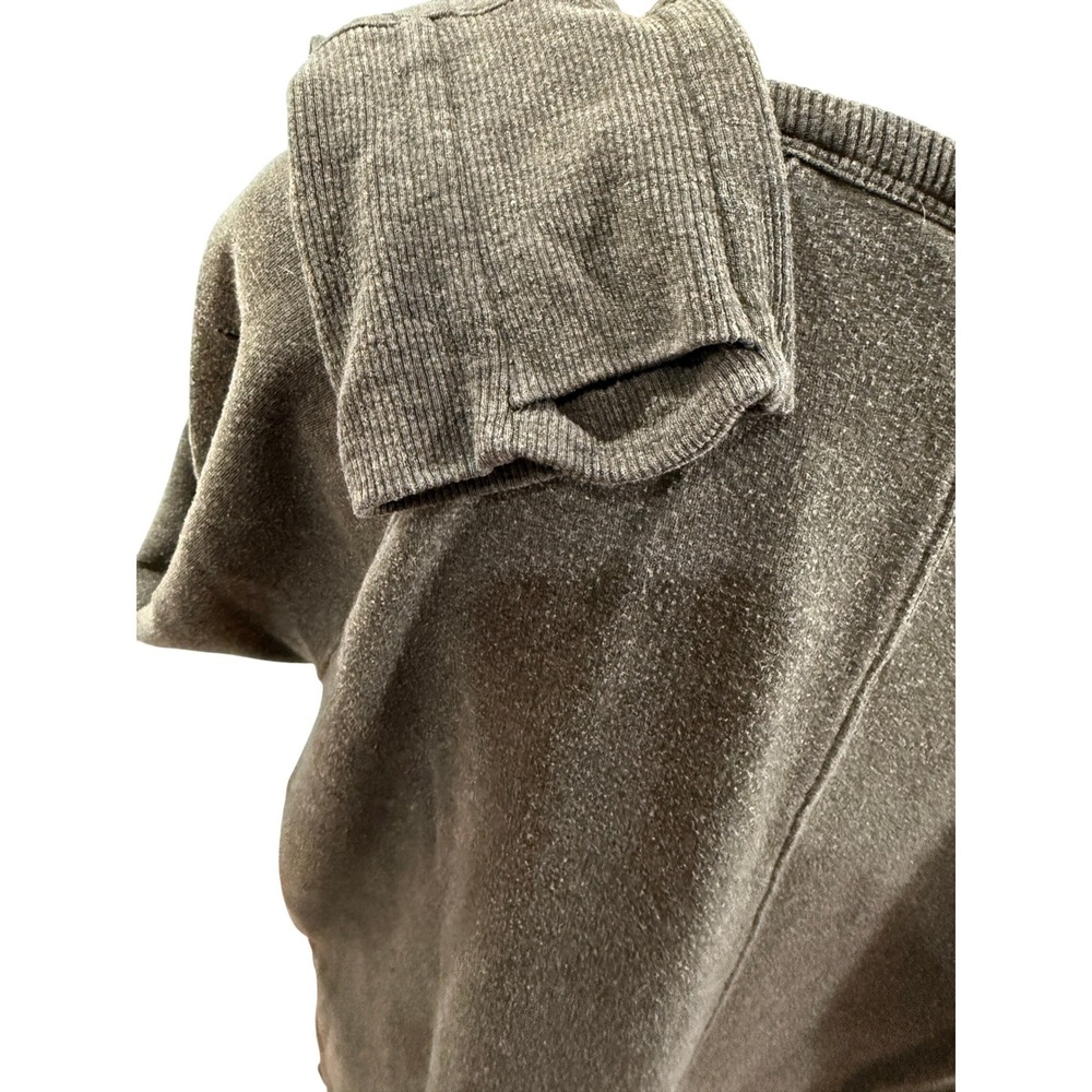 Athleta Coaster Luxe Recover Sweatshirt Dark Green Elm Large FLAW Athleisure - Picture 8 of 14